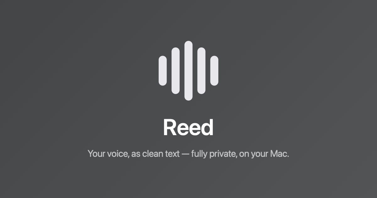 I built a dictation app to sell, realized the world has enough of those, and open-sourced it instead